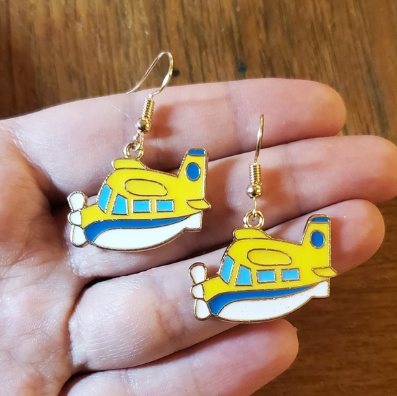 NWOT Yellow Submarine Earrings - Picture 2 of 6